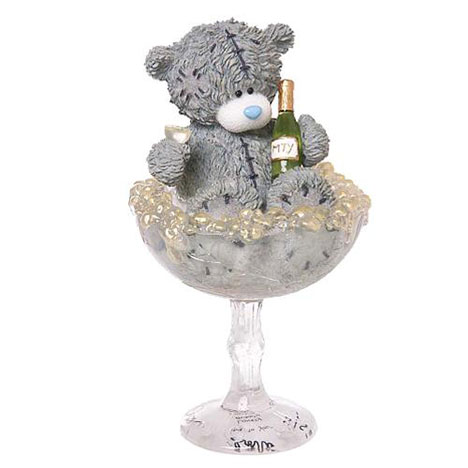 Lovely Bubbly Champagne Glass Me to You Bear Figurine £25.00